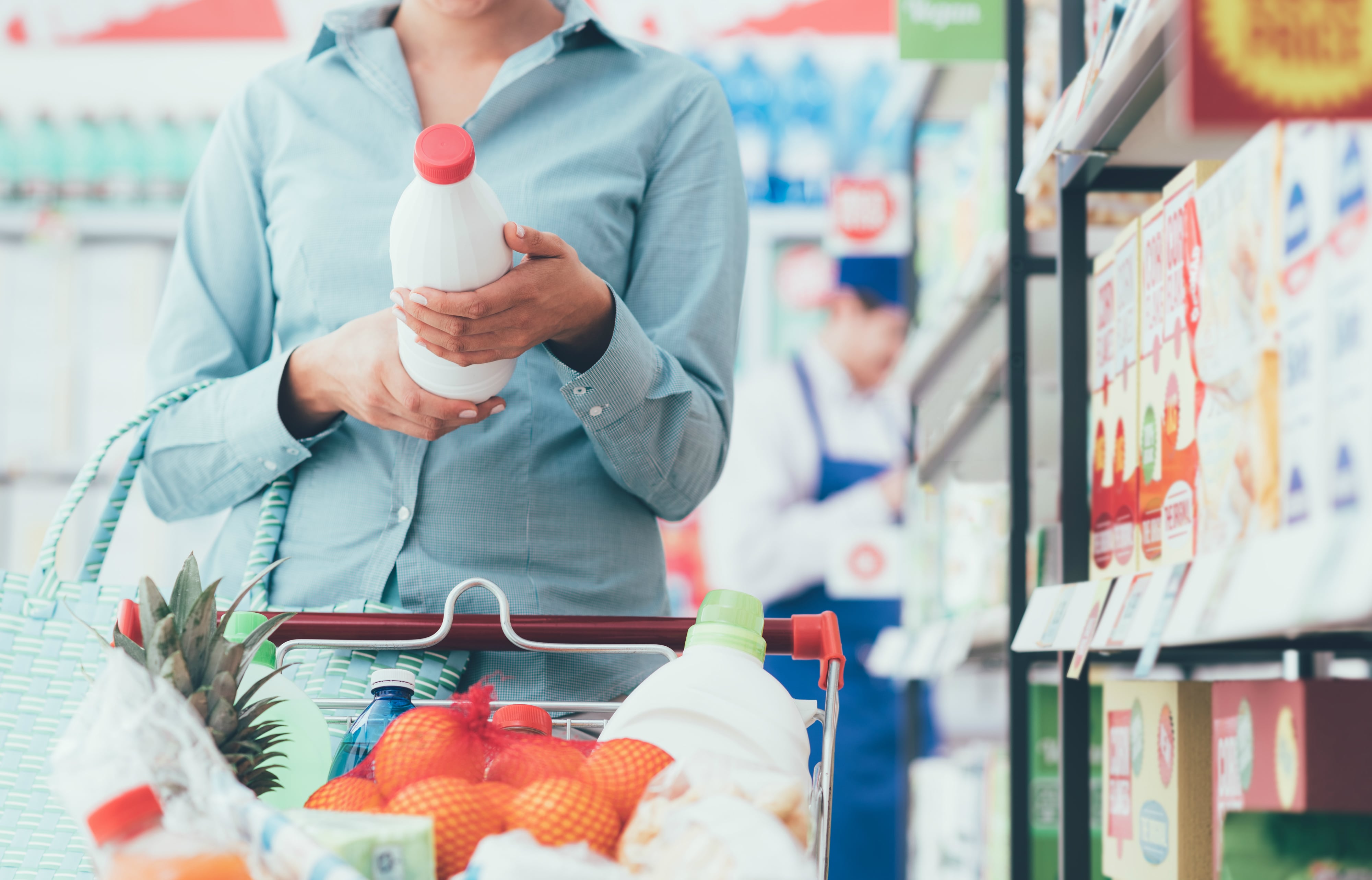 Food Safety Woman supermarket