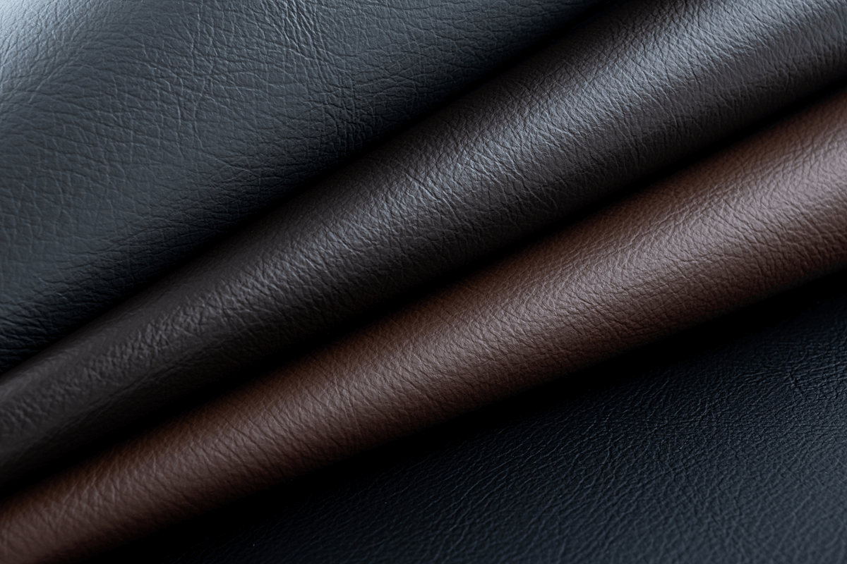 Different pieces of leather 