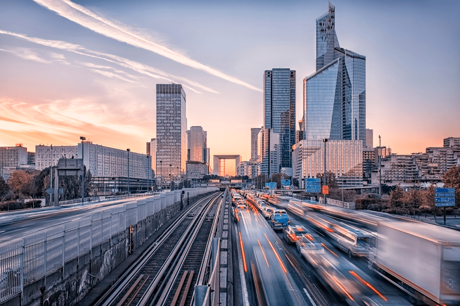 Le quartier des affaires de La Défense