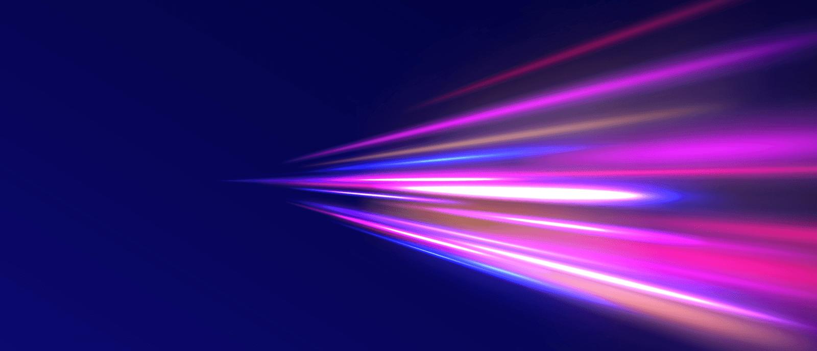 Lumière abstraite rose fluo et violette 