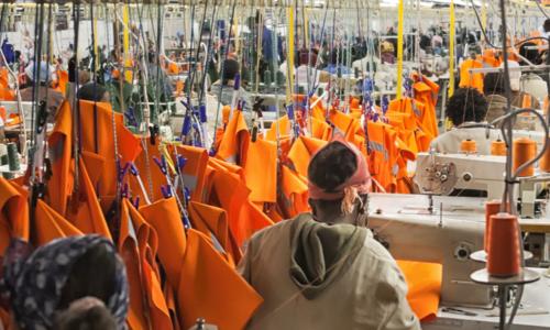Industrial textile factory