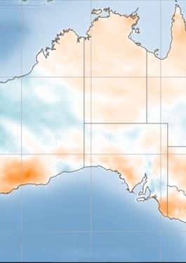 Australia Solar Anomaly Map