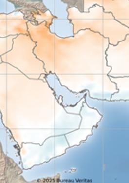 Middle East Solar Anomaly Map