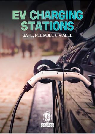Street view with EV charging 