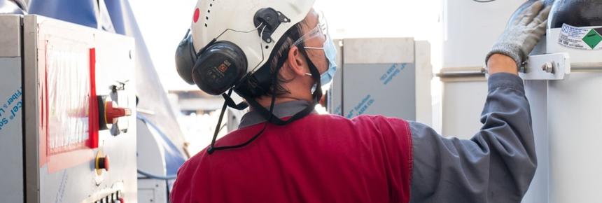 Bureau Veritas employee working